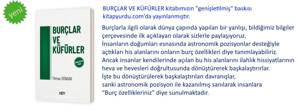 BURÇLAR VE KÜFÜRLER kitabımızın “genişletilmiş” baskısı kitapyurdu.com’da yayınlandı!
